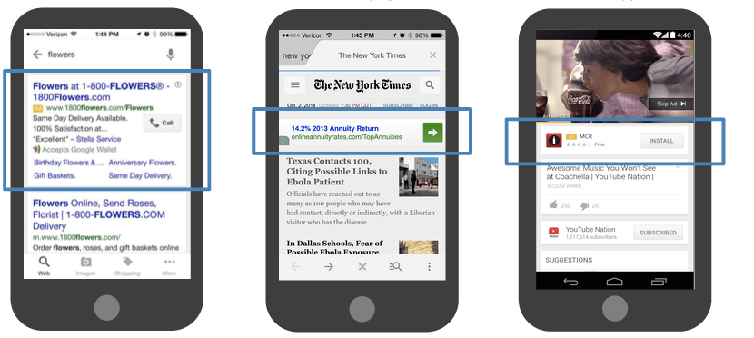 Mobile Shopping Ads