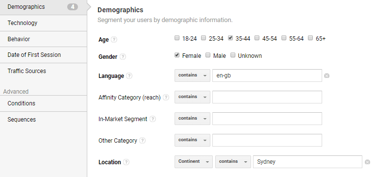 Demographics Audience